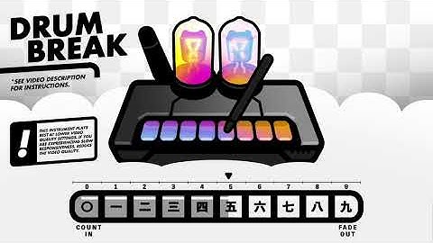 Interactive YouTube Instrument DRUM BREAK - DrBa1-2b (120BPM)​