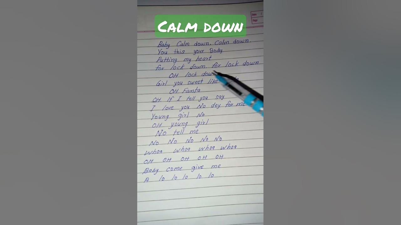 calm-down-song-with-lyrics-youtube