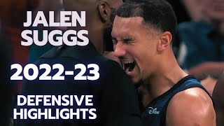 Jalen Suggs Defensive Highlights | 202223 Orlando Magic NBA
