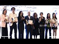 تكريم مني ذكي ونيللي كريم ودنيا سمير غانم بعد تألقهم فى مسلسلات الشركة المتحدة