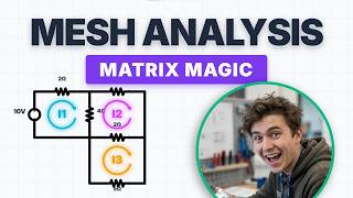 Mesh Analysis Tutorial: The Matrix "Cheat Code" for Circuit Analysis! Profile
