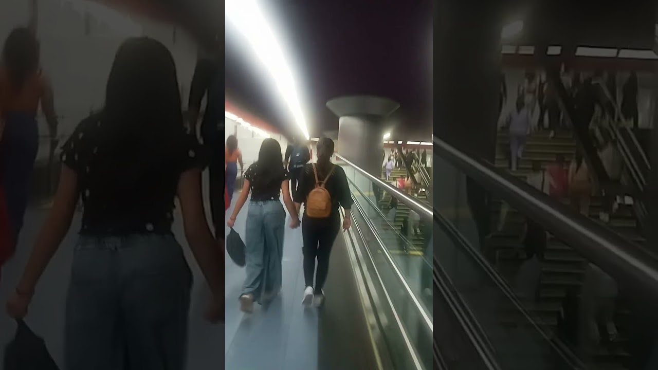 Serie: viajando en el metro  de Quito,. Recorrido de, el ultimo del sur.Terminal Quitumbe