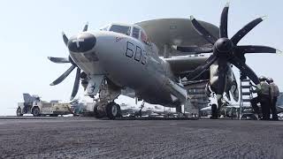 Aircrew from VAW 123 Explain the Importance of the E 2 Hawkeye Mission