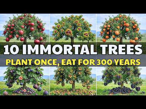 Plant These 10 Trees Once to Feed Your Family for 300 Years!