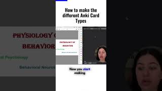How to make ANKI CARDS for Medical School 👩🏻‍💻 #shorts #anki #ankicards
