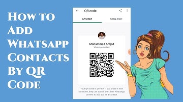 How to add whatsapp contact by QR code | How to add contact in whatsapp