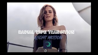 Radial Wipe transition // Alight Motion // wendycdw
