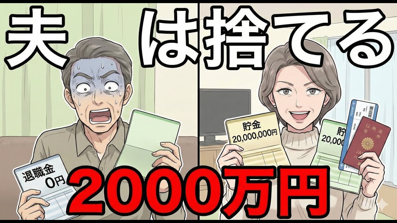 「俺の退職金で借金返したぞ！感謝しろ！」と威張る夫。私が「じゃあ私の2000万は旅行に使うね」と言った瞬間、夫の顔色が…w
