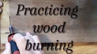 My first wood burning projects