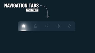 CSS Only Navigation Tabs with Sliding Menu Indicator