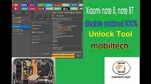BOOM!!! Xiaomi redmi note 8,  note 8T remove mi account. Testpoint with unlouk tool 2023