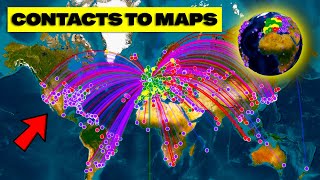 Where Are My Signals Going? (HAM Radio QSO Map)