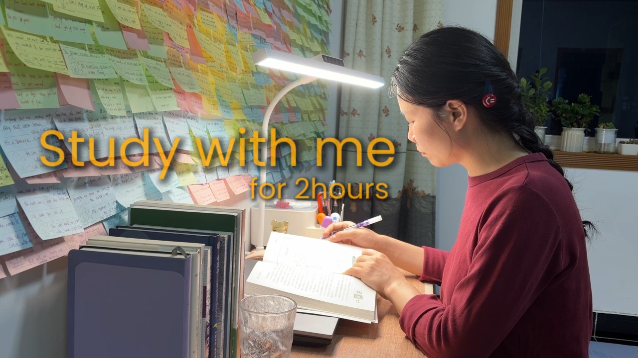 2 HOURS STUDY WITH ME | Late Night | No Music | No Break | Deep Focus ...