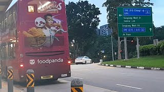 (Foodpanda Full Body Advertisement) SG5608C(SWDEP 86) On Service 117M At Jalan Kayu 