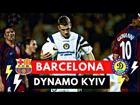 видео: Barcelona vs Dynamo Kyiv 0-4 All Goals & Highlights ( 1997 UEFA Champions League )