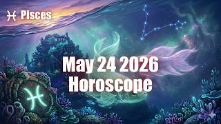 Pisces Daily Horoscope May 24 2026 ♓ A Spiritual Message Awaits You
