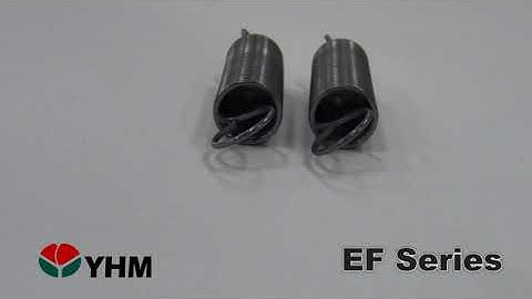 CNC Extension Spring Machine EF-620-W.D. 1.2mm-High Initial Tension English hooks - YHM