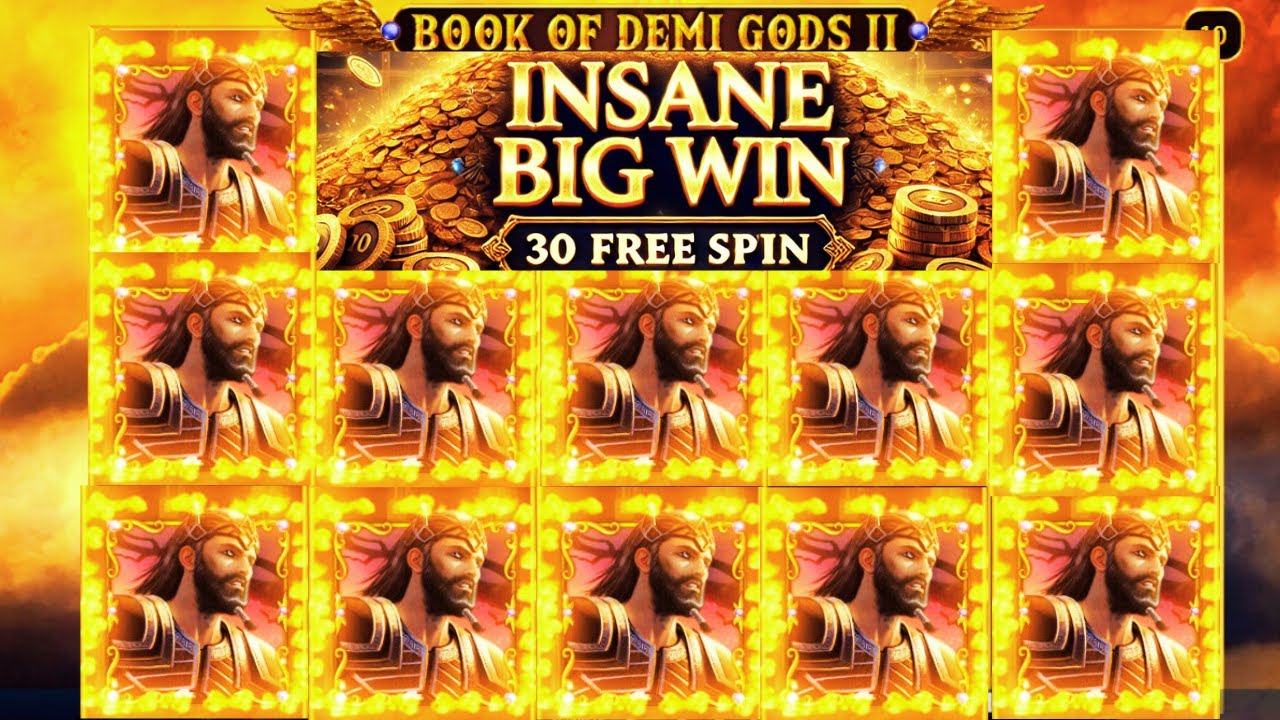 🔥 BIG WIN on Book of Demi Gods II ⚡💰 Bonus & Free Spins | Spinomenal Slot Jackpot! 🎰