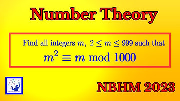 Solving Number Theory Problem From NBHM 2023 | Solved with two Methods