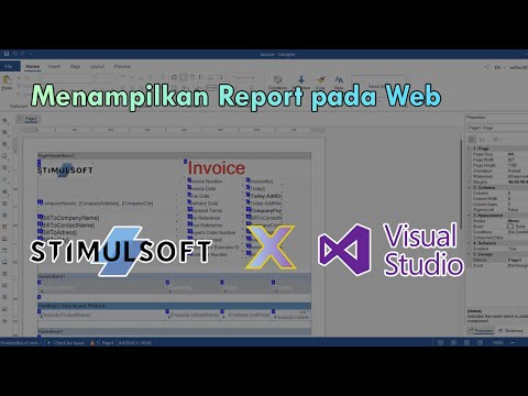 [TUTORIAL] Cara Membuat dan Menampilkan Laporan/Report di ASP.NET MVC  - Stimulsoft Report - C#