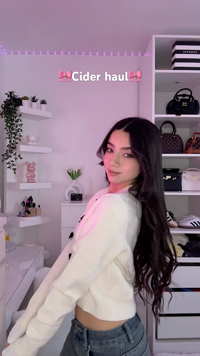 Cider try on haul 🎀✨💕 #haul