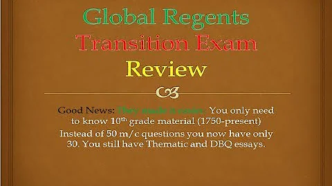 Global Regents Transition Exam Review