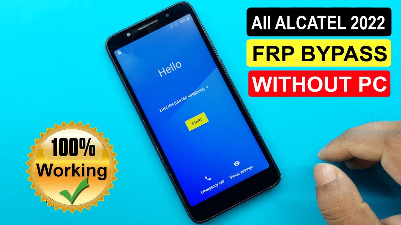 Update New  All ALCATEL GOOGLE/FRP BYPASS 2022 (WITHOUT PC) 🔥🔥🔥