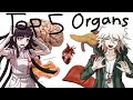Nagito Reviews: Top 5 Organs (with Mikan Tsumiki)