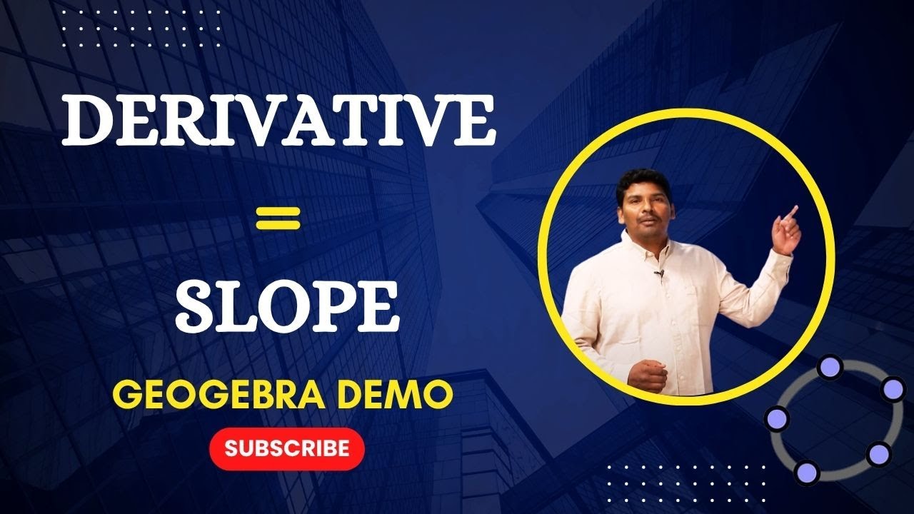 Visualizing the Derivative as Slope | GeoGebra Calculus Tutorial - YouTube