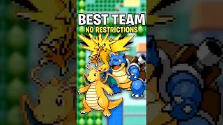 The BEST Team for Pokemon FireRed &amp; LeafGreen (No Restrictions)