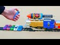 Experiment: Toy Train vs Hot Wheels Cars !