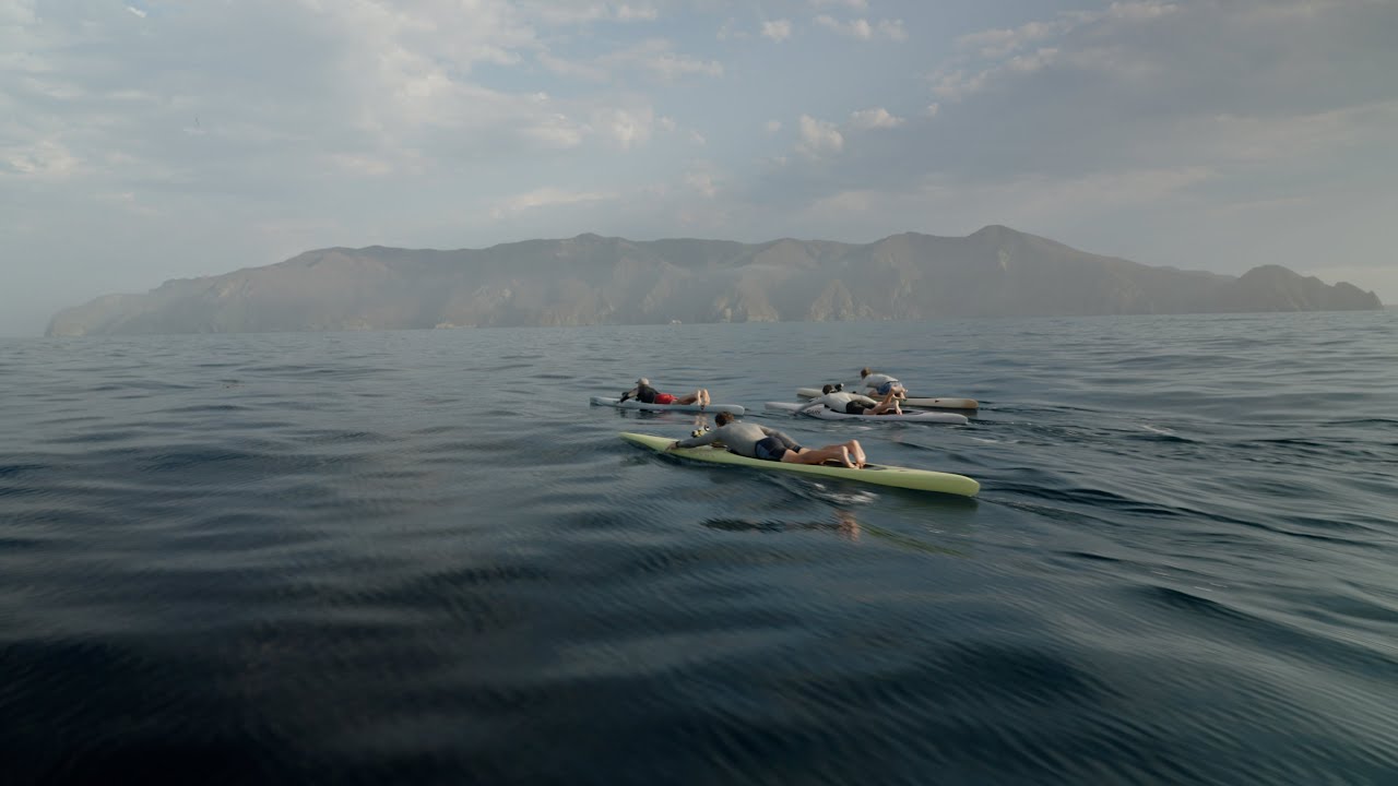 Paddling 80 miles around Catalina.