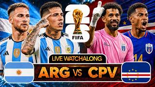 Argentina vs. Cabo Verde LIVE WATCH ALONG I FIFA World Cup 2026