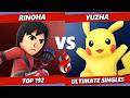 Kagaribi 15 - Rinoha (Mii Brawler) Vs. Yuzha (Pikachu) Smash Ultimate - SSBU