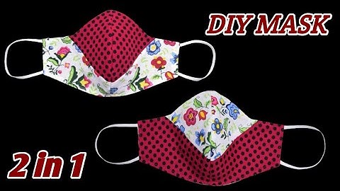 2 in 1 Very Easy New Style Cute Mask | Face Mask Sewing Tutorial | Anyone Can Make This Mask Easily
