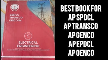 Best book for APTRANSCO APSPDCL APGENCO AE #aptransco #apgenco #apspdcl #apepdcl 