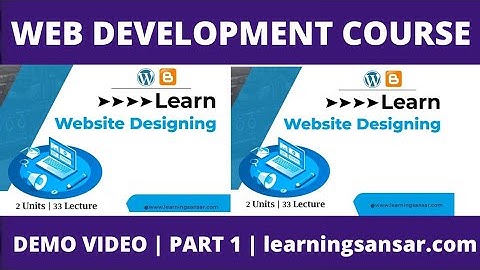 Introduction To wordpress | Website Designing Course in Nepali | Learning Sansar Demo Video 1