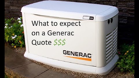 Generac Quote Review | What does it cost?