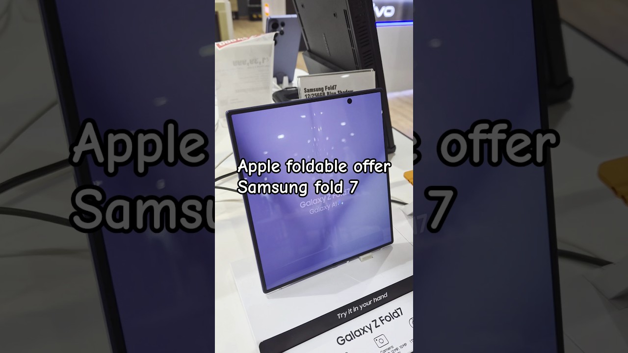 ​Foldable Market Ka Asli Baap! 🔥 Samsung Z Fold 7 #samsungfold7 #applefoldable #viral #tech #shortvi