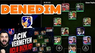 Remzi Kamalak (RK) nın yeni meta 3 lü stoper dizilişi? Nasıl? Denedim! Efootball 2026