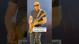 Joe Satriani Hired Him After THIS