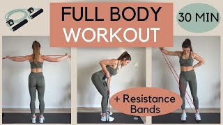 30 Min Full Body Workout - Ganzkörper Training Mit Resistance Bändern