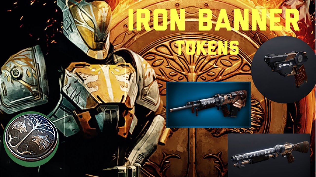 Destiny 2 Turning in iron banner token for godrolls!! 