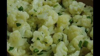 Healthy Cauliflower salad (easy steps) in under 3 min | سلطة القرنبيط الصحية