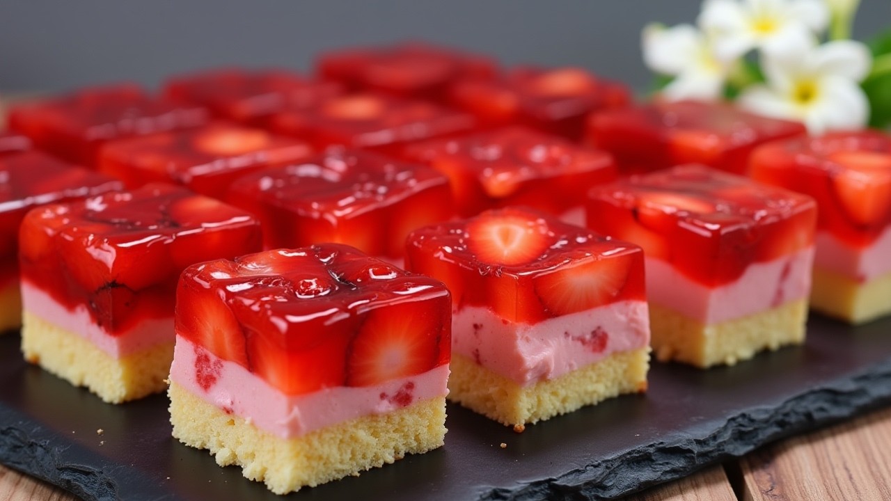 🍓Самый кремовый клубничный торт, который я когда-либо пробовал. Самый знаменитый торт этой весной!