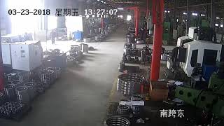 Xuzhou Wanda Slewing Bearing Co., Ltd video of the workshop