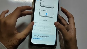 How to enable full screen gestures Samsung galaxy M52 | Samsung M52 navigation gestures setting