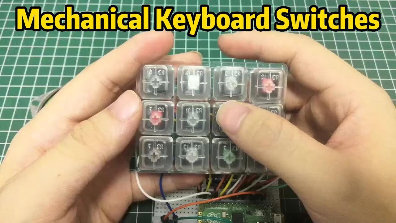 Make a Piano at home using a Mechanical Keyboard Switches Tester YouTube