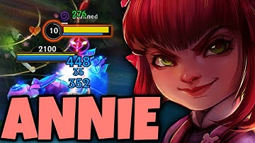 Wild Rift Annie is OP One Shot Combo Delete! (Build & Runes)
