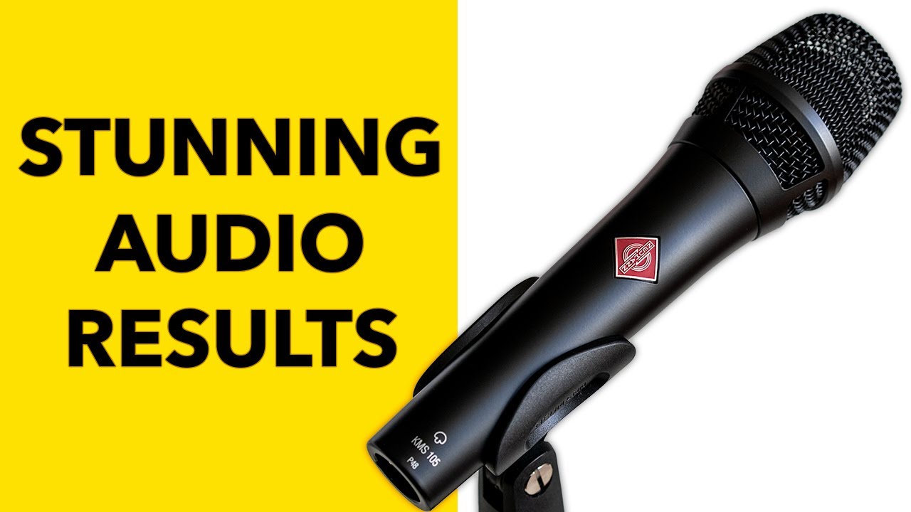 Experience the Neumann KMS 105 Microphone. Perfect for Voice and Drums